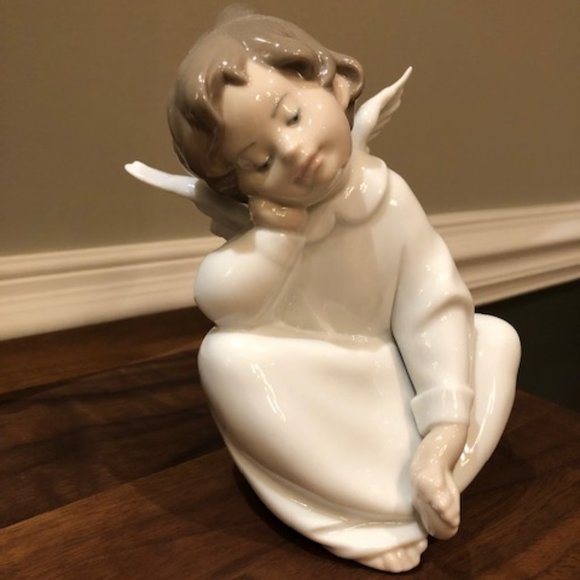 Lladro Angels: Mime Angel / Angel Dreaming - Picture 9 of 11